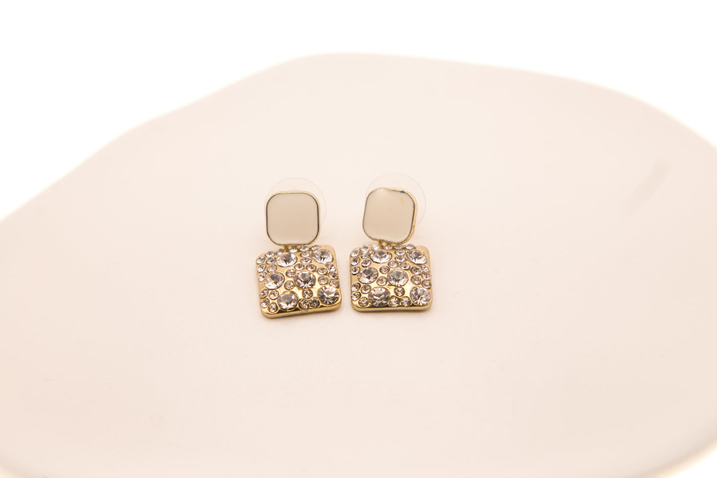 Rhinestone Drop Earrings