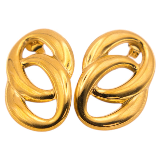 Spiral Earrings - 18k Gold Plated