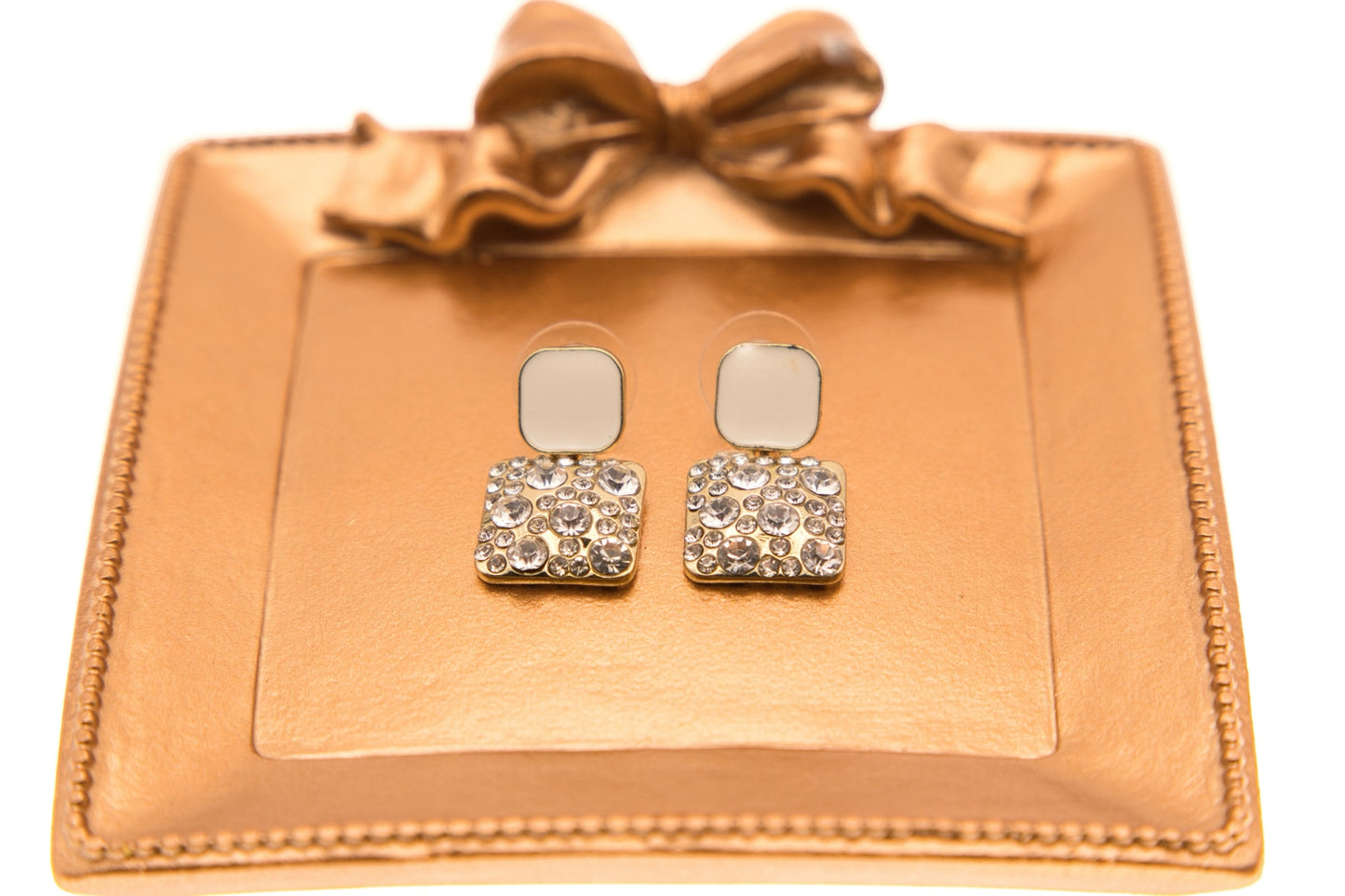 Rhinestone Drop Earrings