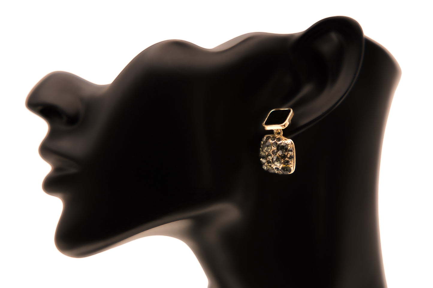 Rhinestone Drop Earrings