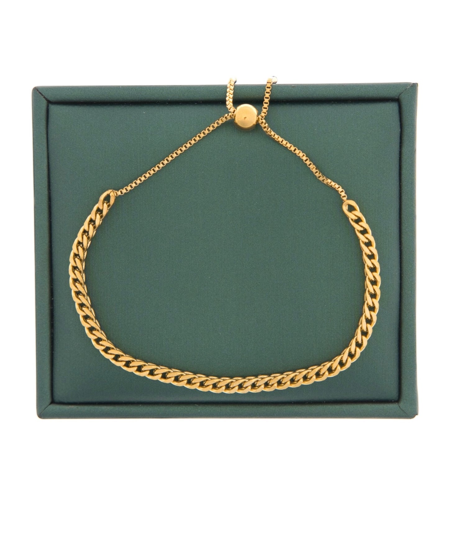 Adjustable Slider Bracelet - 18k Gold Plated