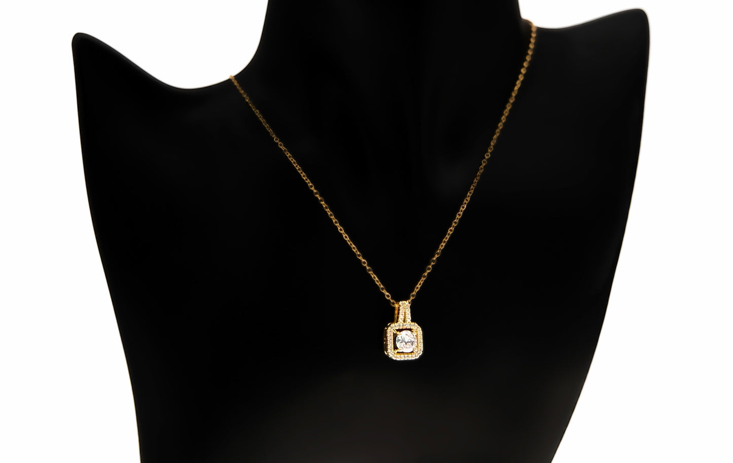 Zircon Earring and Necklace Set