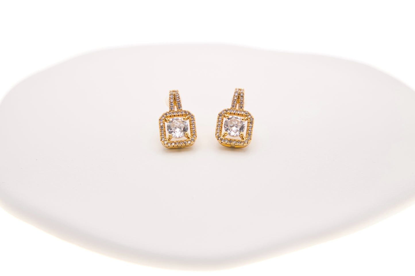 Zircon Earring and Necklace Set