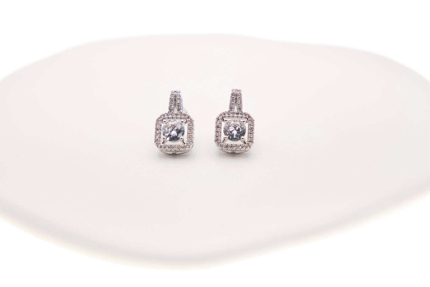 Zircon Earring and Necklace Set