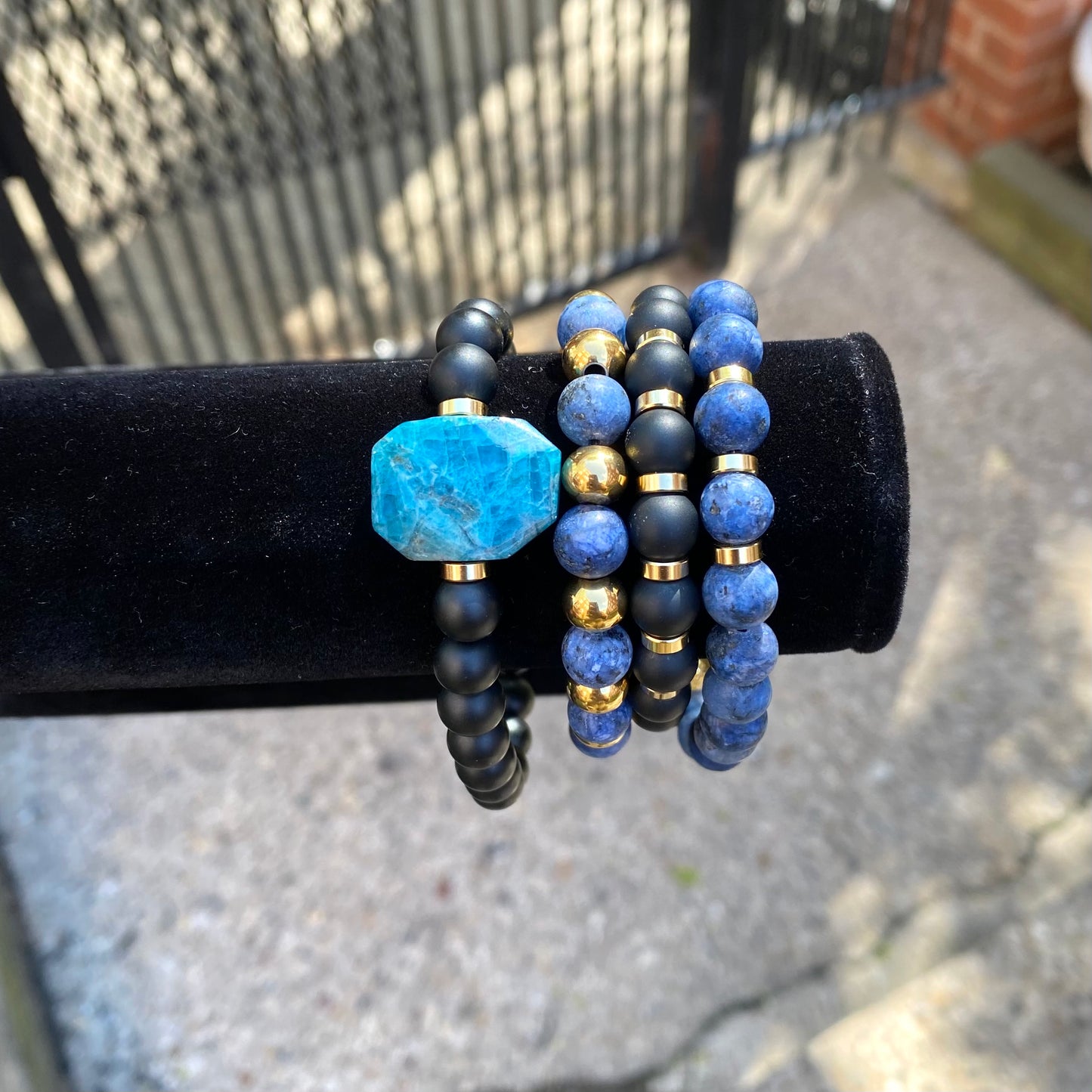 Apatite Stacked Bracelets