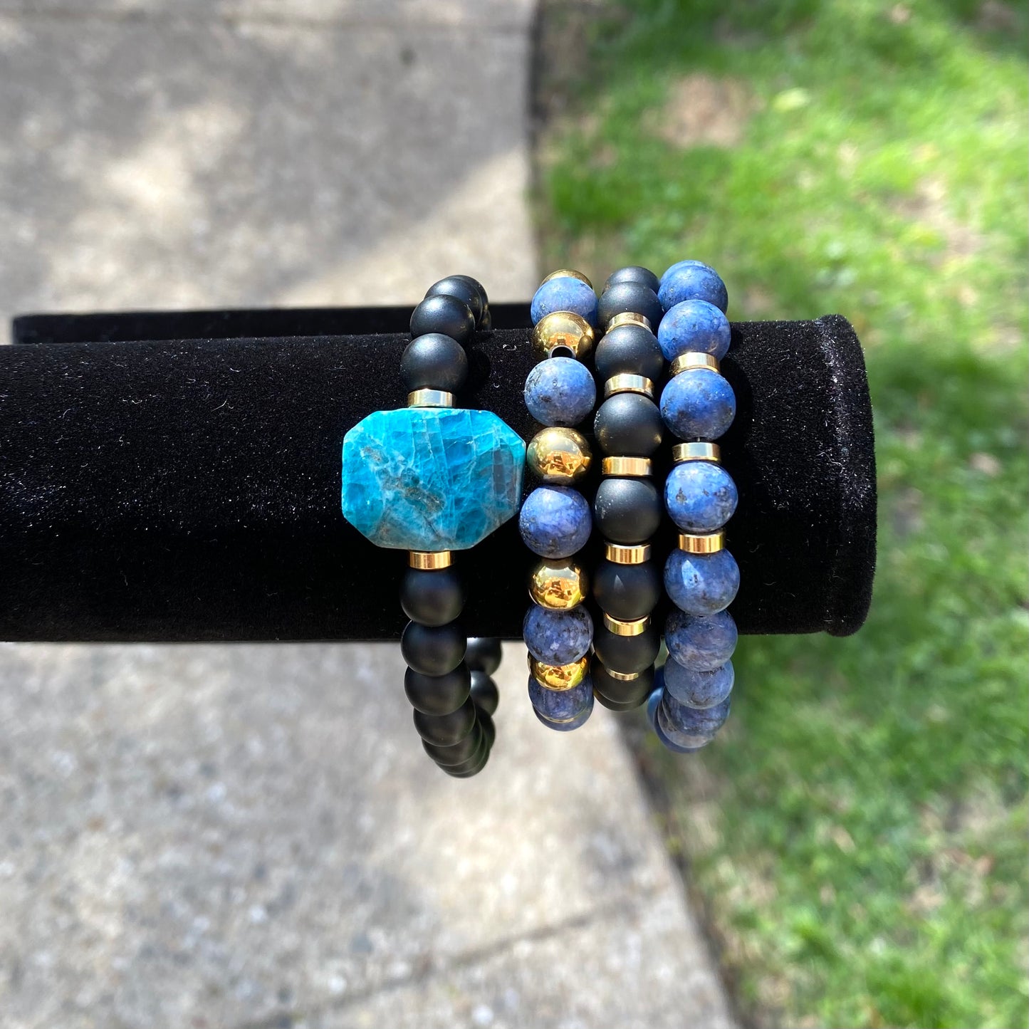 Apatite Stacked Bracelets