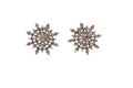 Snow Flake Rhinestone Earrings