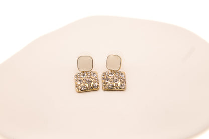 Rhinestone Drop Earrings