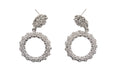 Geometric Round Drop Earrings