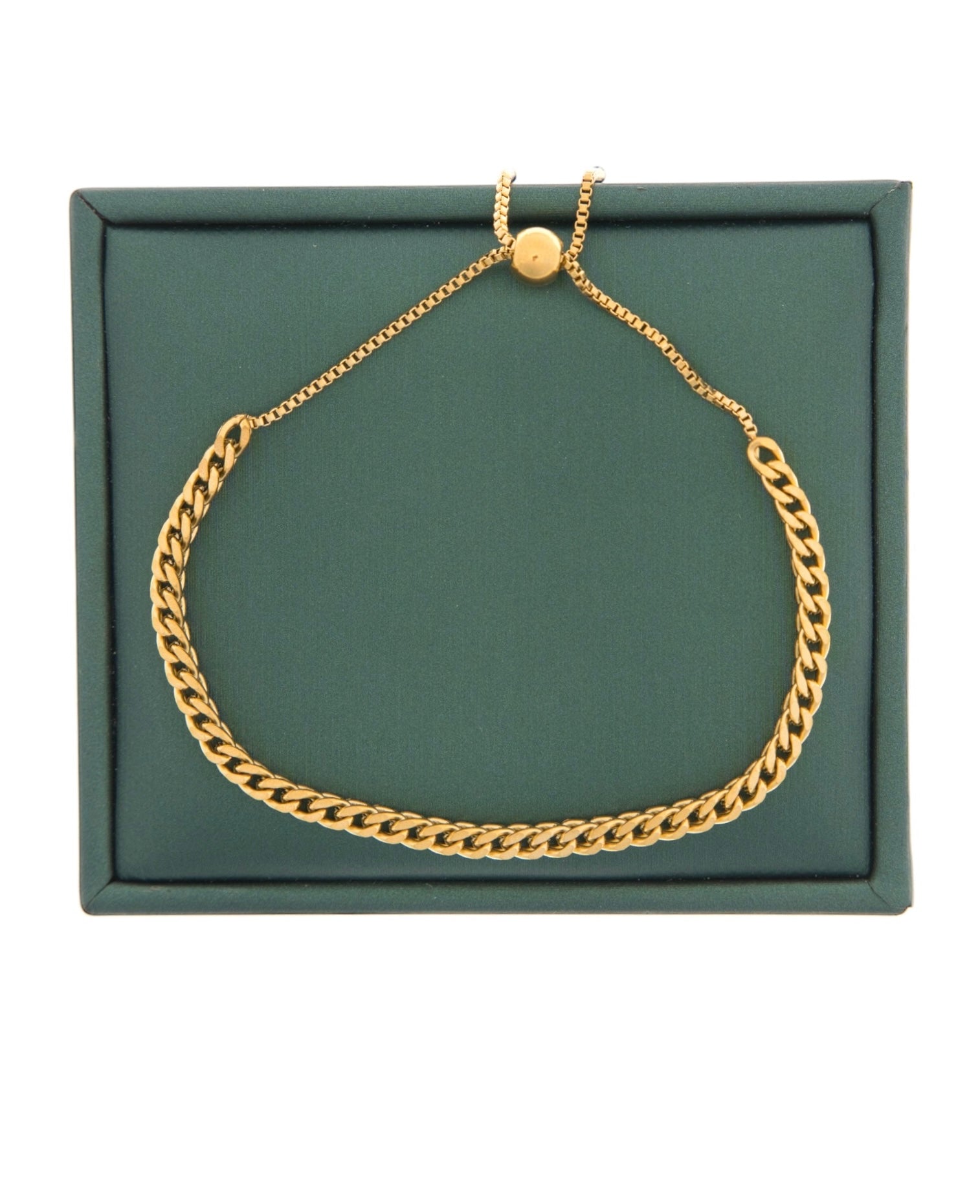 Adjustable Slider Bracelet - 18k Gold Plated