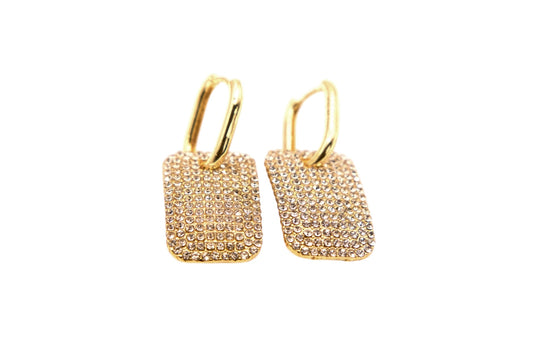 Rhinestone Drop Earrings