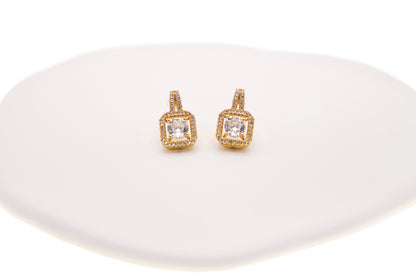 Zircon Earring and Necklace Set